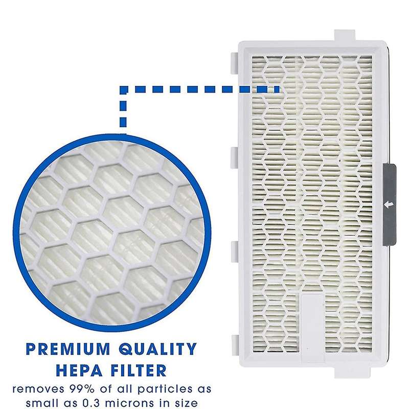 4 Pack Hepa Filters for Miele Airclean Sf-ha 50 S4,s5,s6,s8,s8000