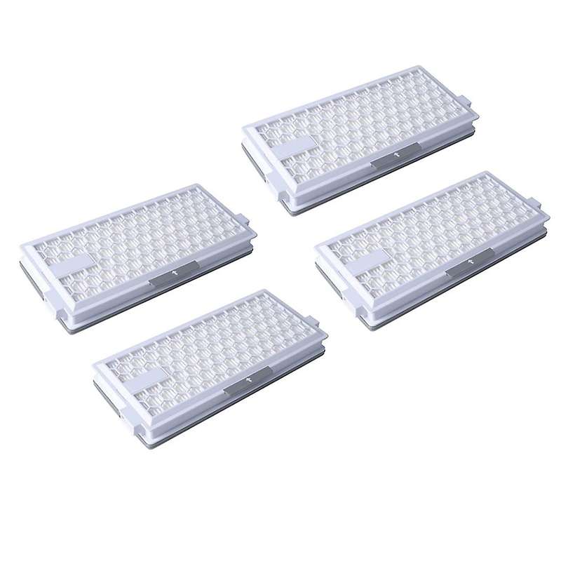 4 Pack Hepa Filters for Miele Airclean Sf-ha 50 S4,s5,s6,s8,s8000