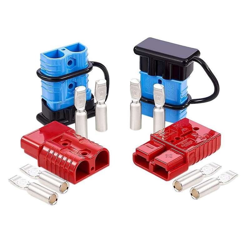 4pcs 175a Battery Power Connector for Car Bike Atv Winch Trailer Blue