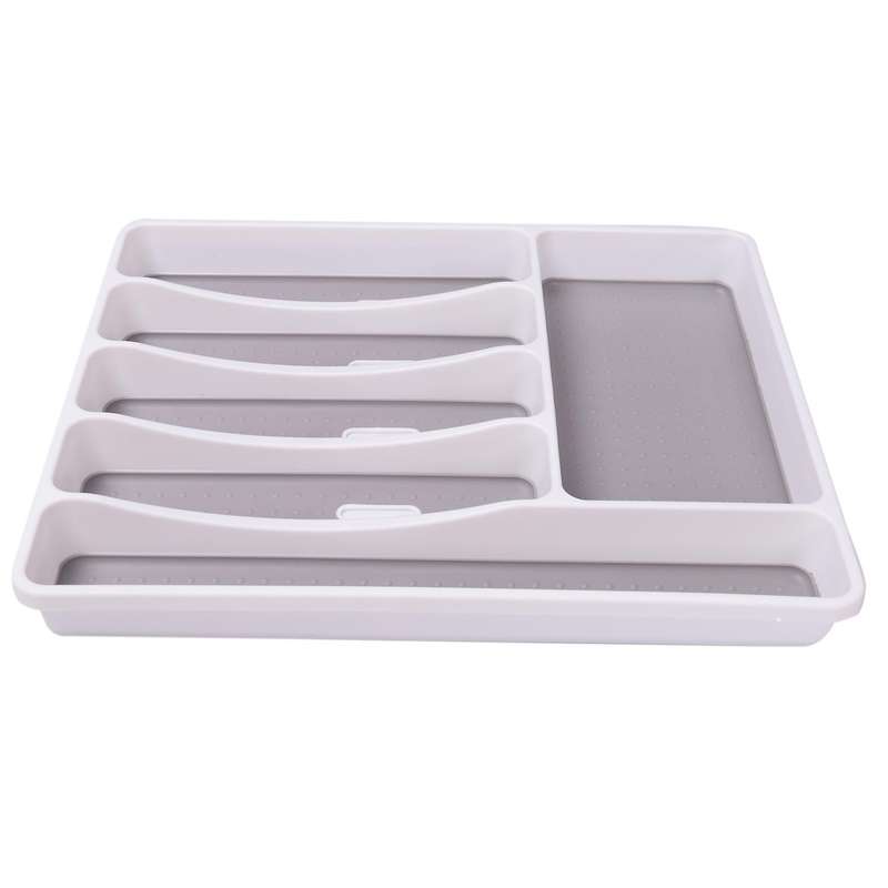 Drawer Cutlery Storage Box Plastic Cutlery Storage Tray Partition