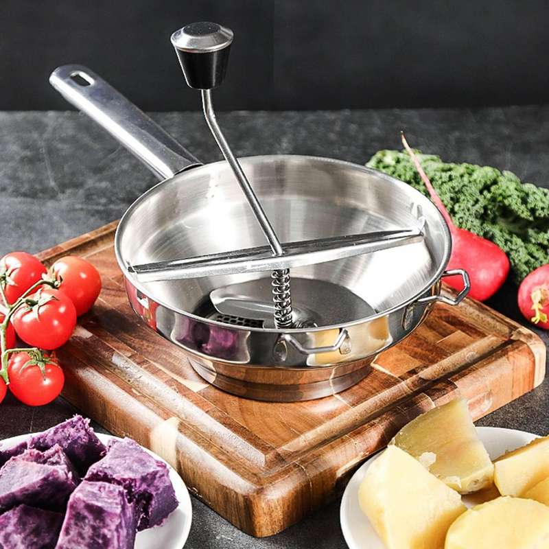 2x Stainless Steel Food Mill Great for Making Puree Kitchen Tools