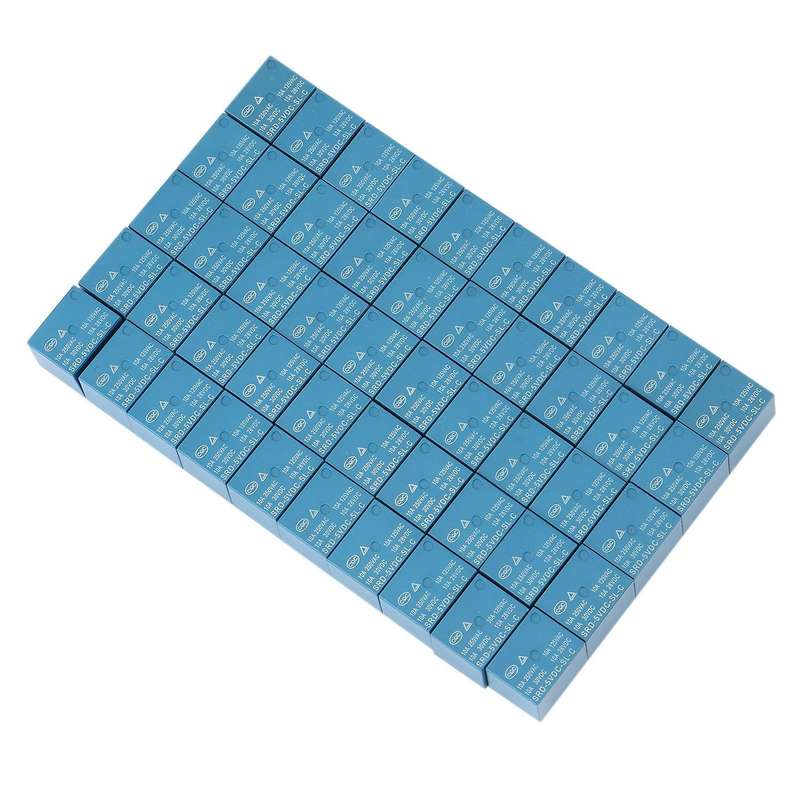 50pcs Relay Srd-05vdc-sl-c 5v Control Conversion Relay Power Relay