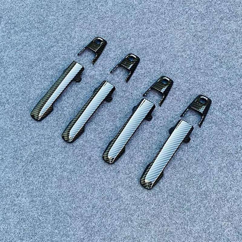 For 2021 2022 Suzuki Spacia Car Door Handle Cover Protector Carbon