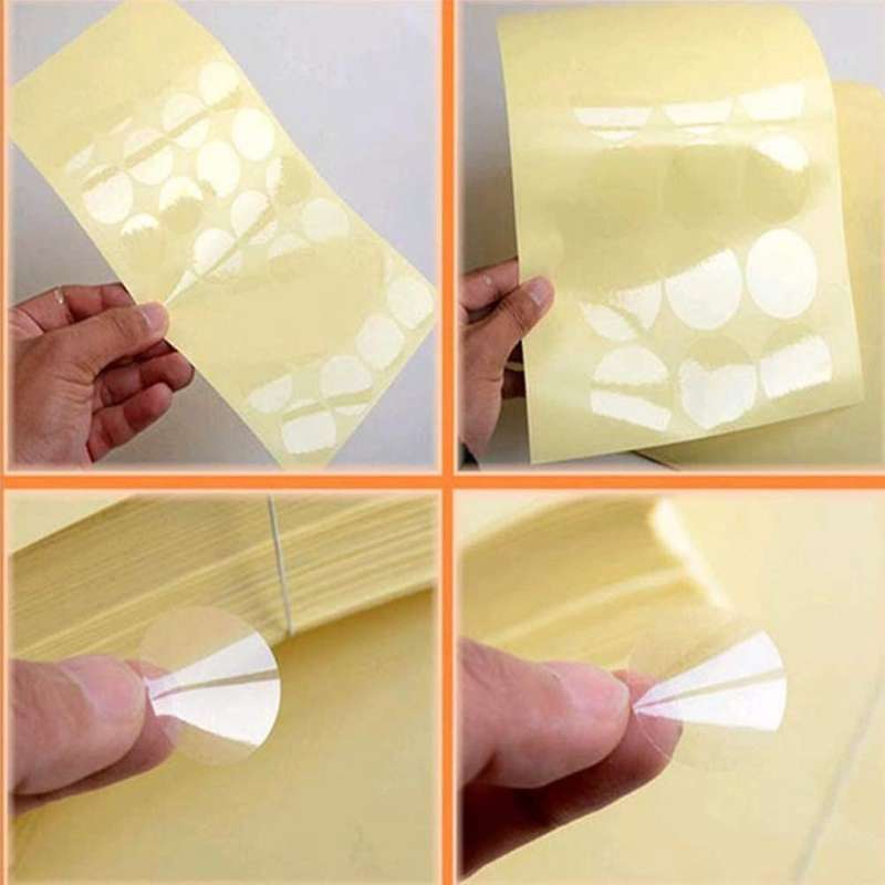 10000 Pcs 1 Inch (25 Mm) Stickers Round Transparent Sealing Stickers