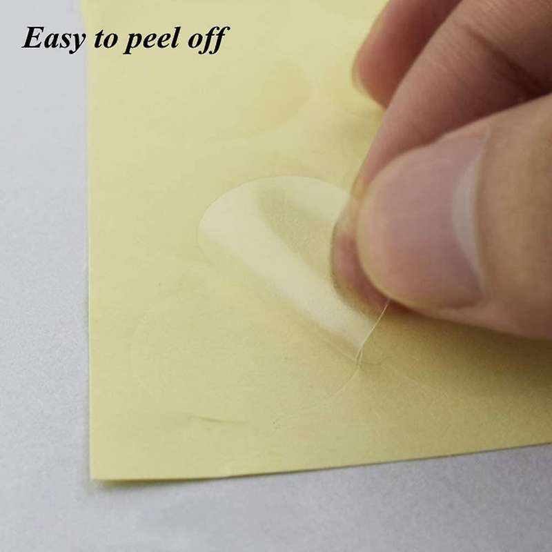 10000 Pcs 1 Inch (25 Mm) Stickers Round Transparent Sealing Stickers
