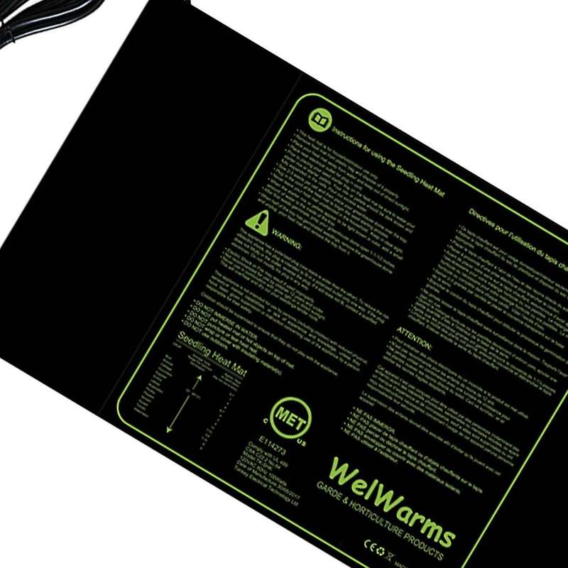 Seedling Heating Mat Waterproof Plant Germination Us Plug 20x10 Inch