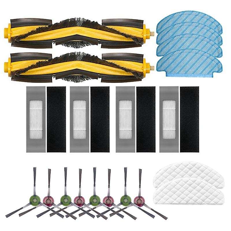 Hepa Filter Main Brush Mop Cloth Rag for Ecovacs Deebot Ozmo T8