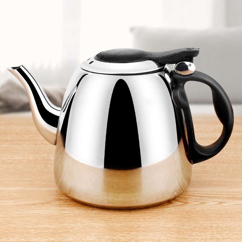 1.2l Induction Cooker Tea Pot Kitchen Stainless Steel Flat Bottom