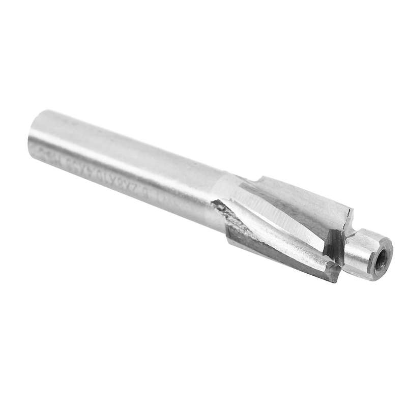 7pcs M3-m12 High Speed Steel Pilot Slotting Tool End Mill Drill Bit