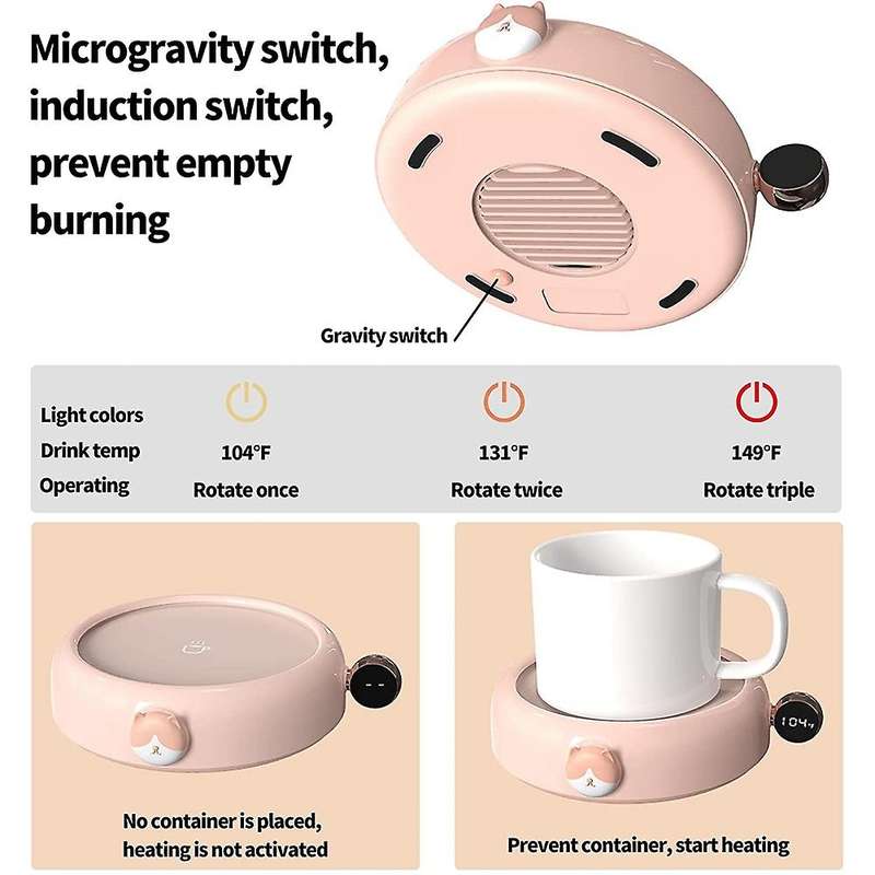 Smart Coffee Mug Warmer for Desk Auto 3 Temperature Coffee Us Plug