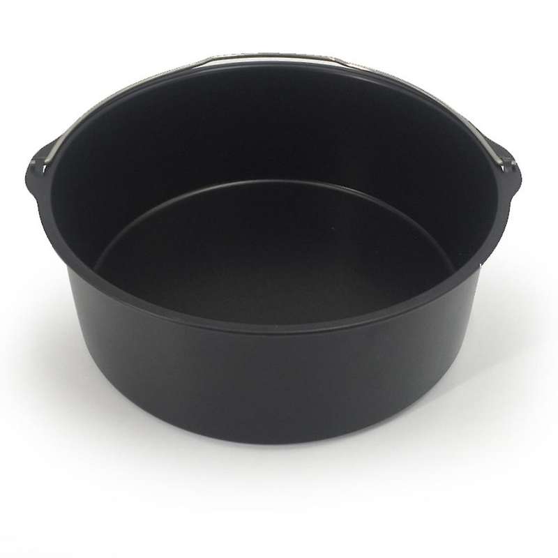 2pcs/set Universal Air Fryer Accessory Set Steel Pizza Pan Baking,b