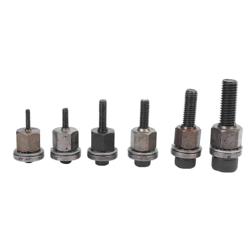 6pcs Hand Rivet Nut Head Installation Manual for M3 M4 M5 M6 M8 M10