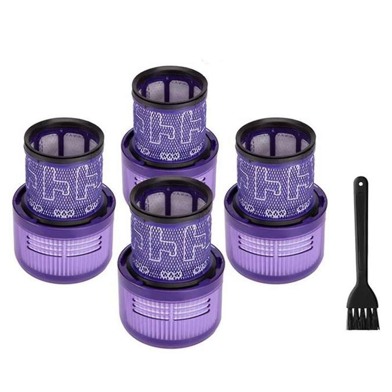 4 Pack Vacuum Filter Replacement for Dyson V11 Sv14 Duster Washable