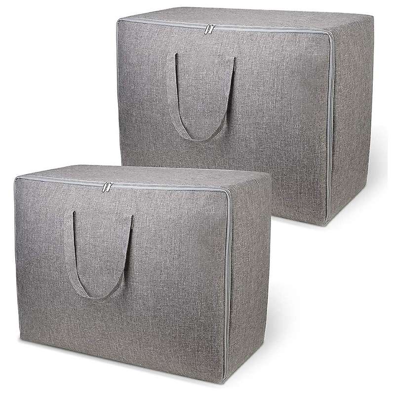2 Pack 105l Extra Large Blanket Storage Bag, Under Bed Storage Tote