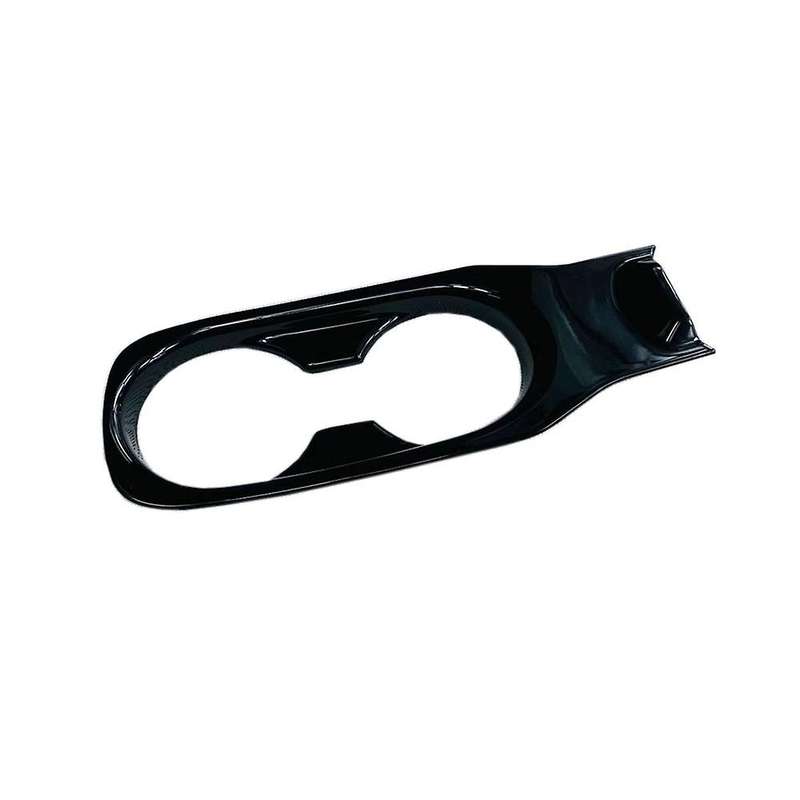 For Toyota Corolla Cross Car Cup Holder Frame Cover Bright Black A