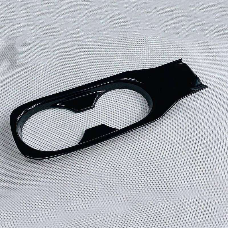 For Toyota Corolla Cross Car Cup Holder Frame Cover Bright Black A
