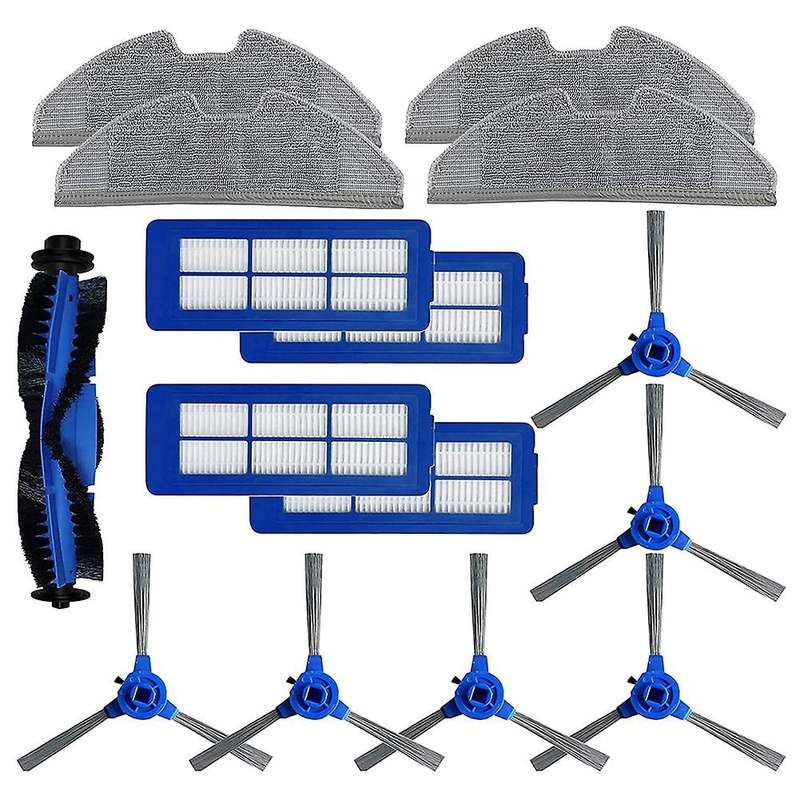 Main Side Brushes Mop Cloth Filters for Eufy G10 G30 Vacuum Cleaner