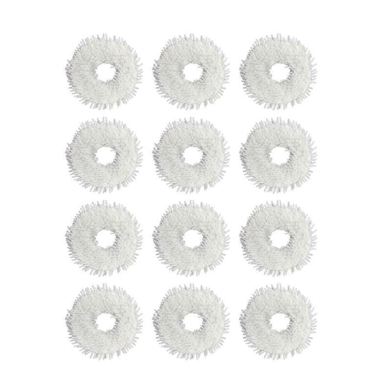 12 Pcs Mop Cleaning Pad Mop Cloth for Ecovacs N9+/k10 Robot Parts
