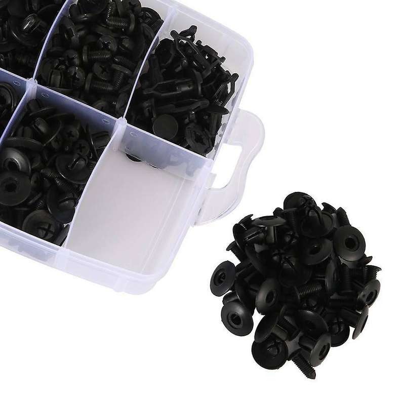 Car Retainer Clips Fasteners Push Trim Clips Pin Rivet Bumper Kit