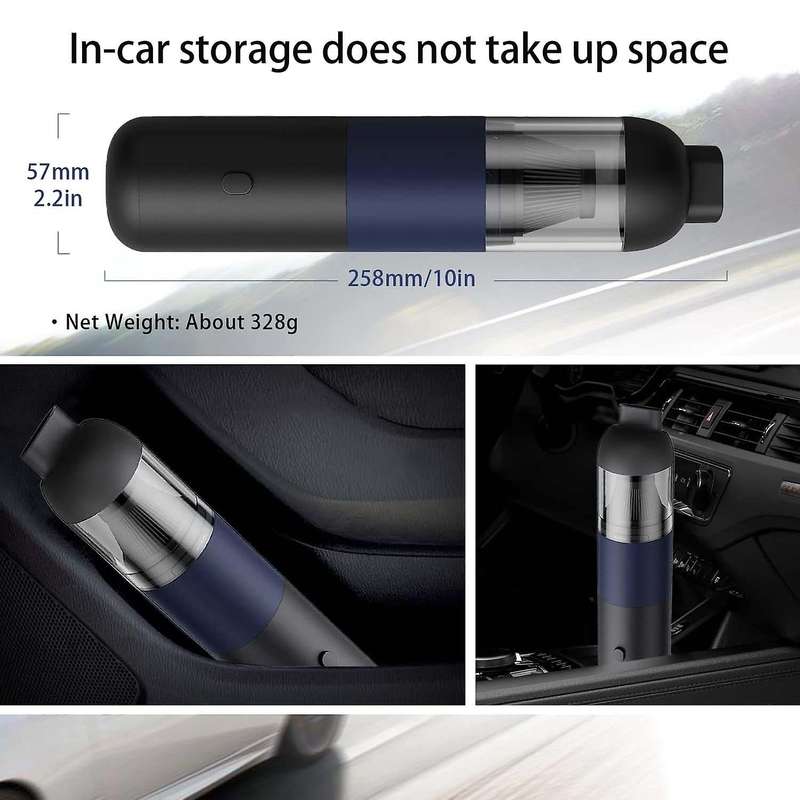 Car Vacuum Cleaner 12000pa,handheld Vacuum Cordless 120w High Power