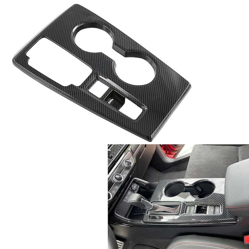 Car Carbon Fiber Central Gear Panel Control Panel Decal Interior