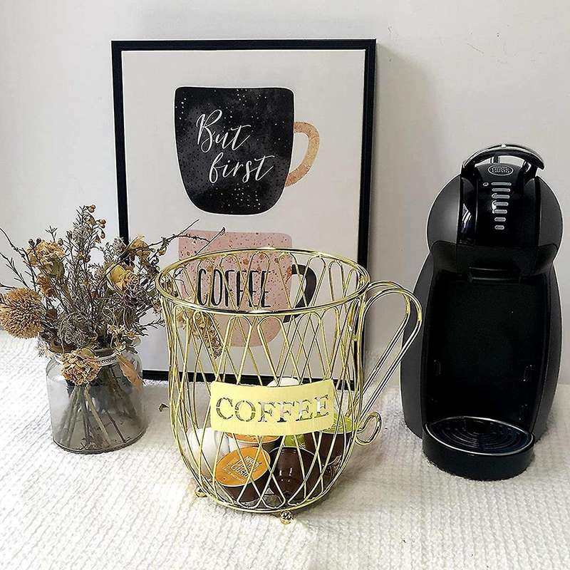 50 Coffee Pod Holder,for Coffee Bar Decor,coffee Pod Storage Basket A