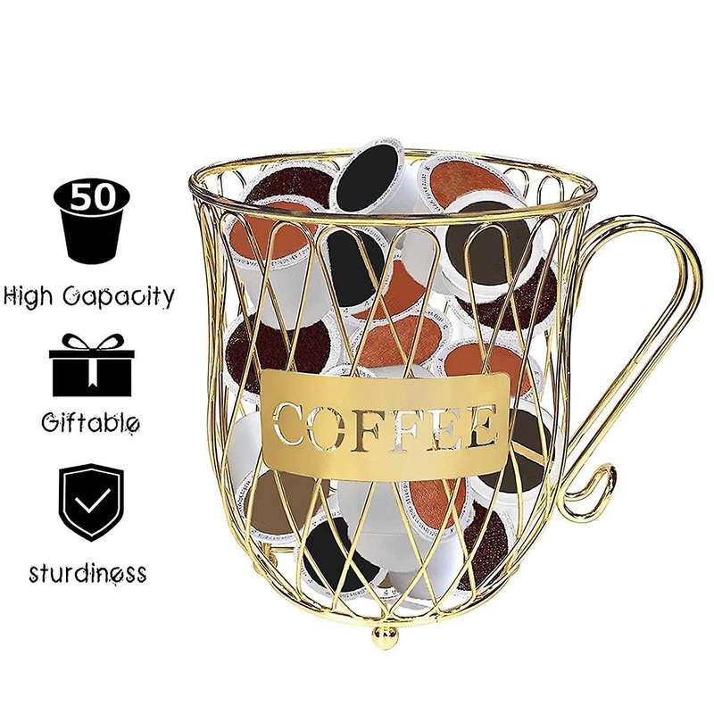 50 Coffee Pod Holder,for Coffee Bar Decor,coffee Pod Storage Basket A