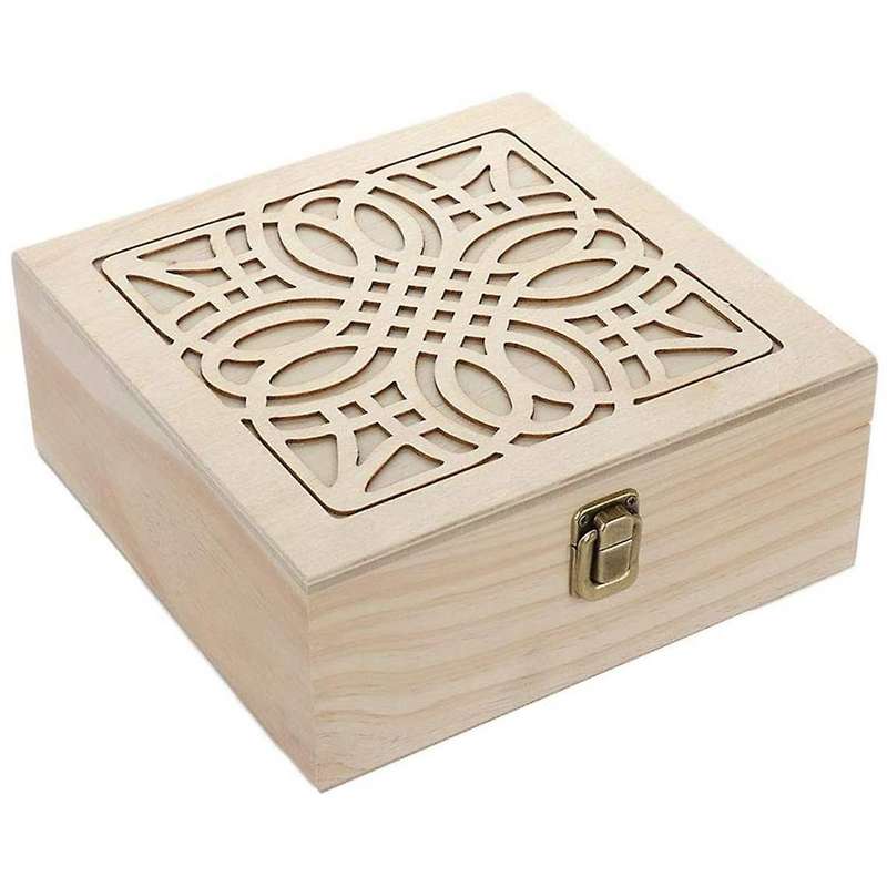 36slot Essential Oil Wooden Storage Box Travel Display Case Holder