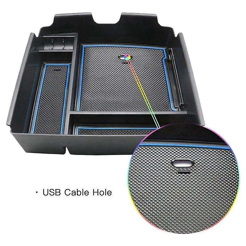 For Kia Carnival 2021 2022 Car Central Console Armrest Storage Box