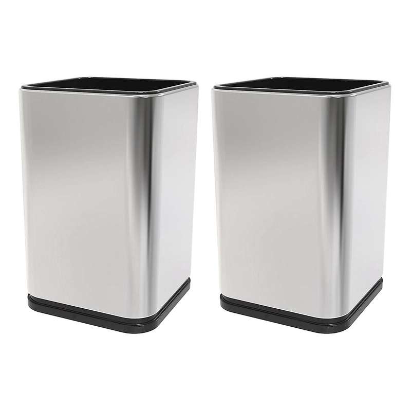 Stainless Steel Kitchen Utensil Holder, Modern Rectangular ,17x11cm