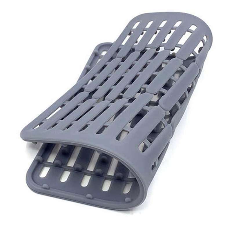 2x Silicone Sink Mat Drain Mat Kitchen Sink Mat Water Filter Mat