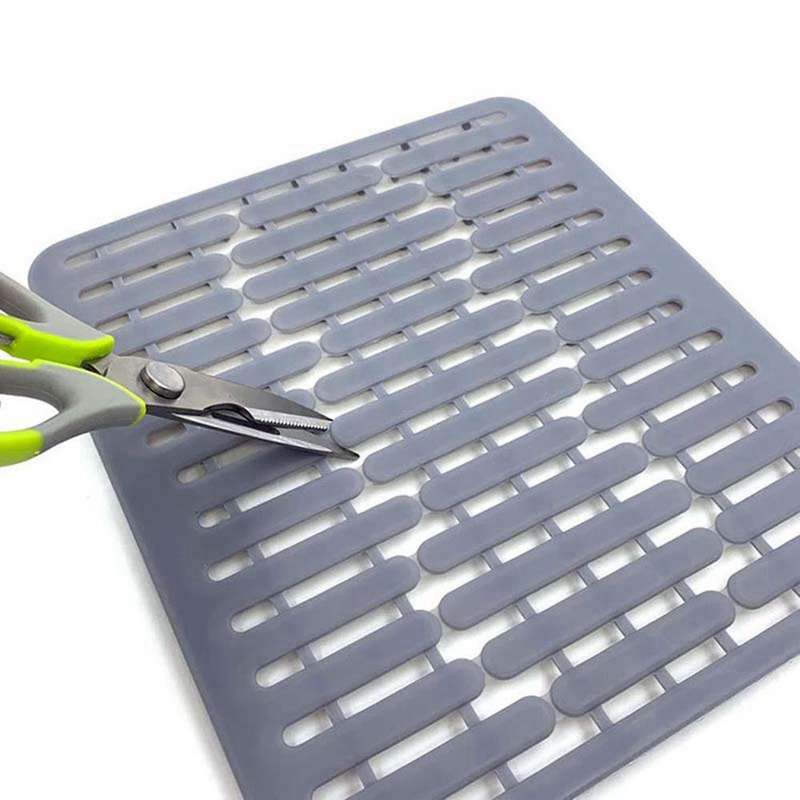 2x Silicone Sink Mat Drain Mat Kitchen Sink Mat Water Filter Mat