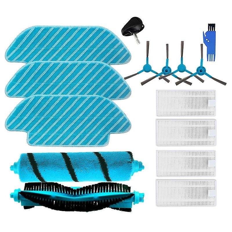 Hepa Filter for Cecotec Conga Main Roller Brush Side Brushes Mops Kit