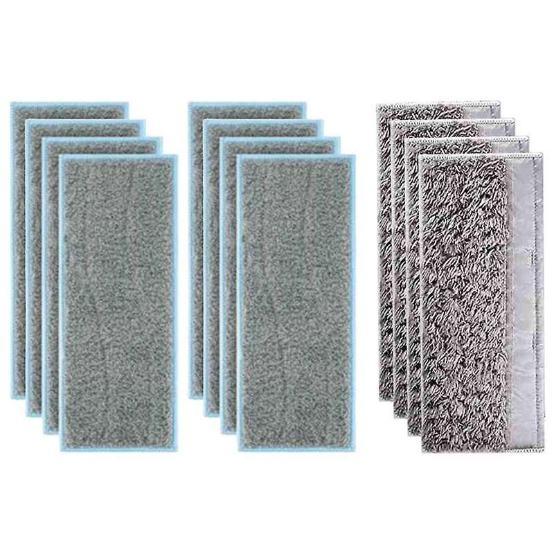 12pcs Wet Mopping Pads, Dry Mopping Pads for Irobot Braava Jet M6