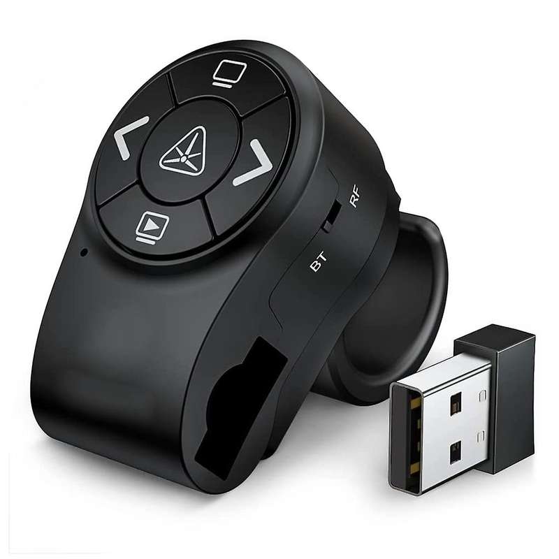 Bluetooth Wireless Presenter, Rf 2.4ghz Presentation Clicker