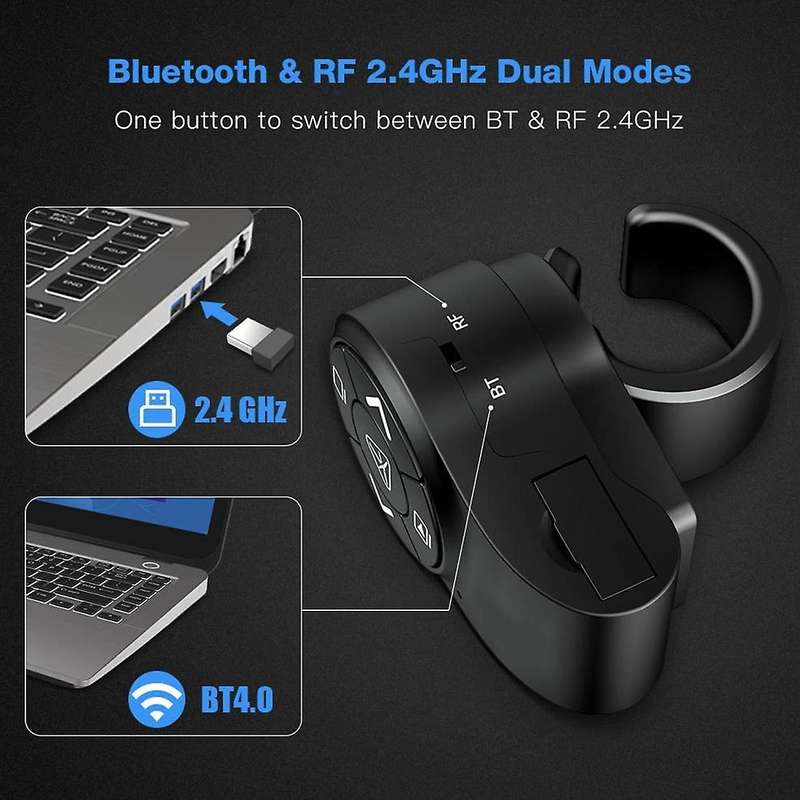 Bluetooth Wireless Presenter, Rf 2.4ghz Presentation Clicker