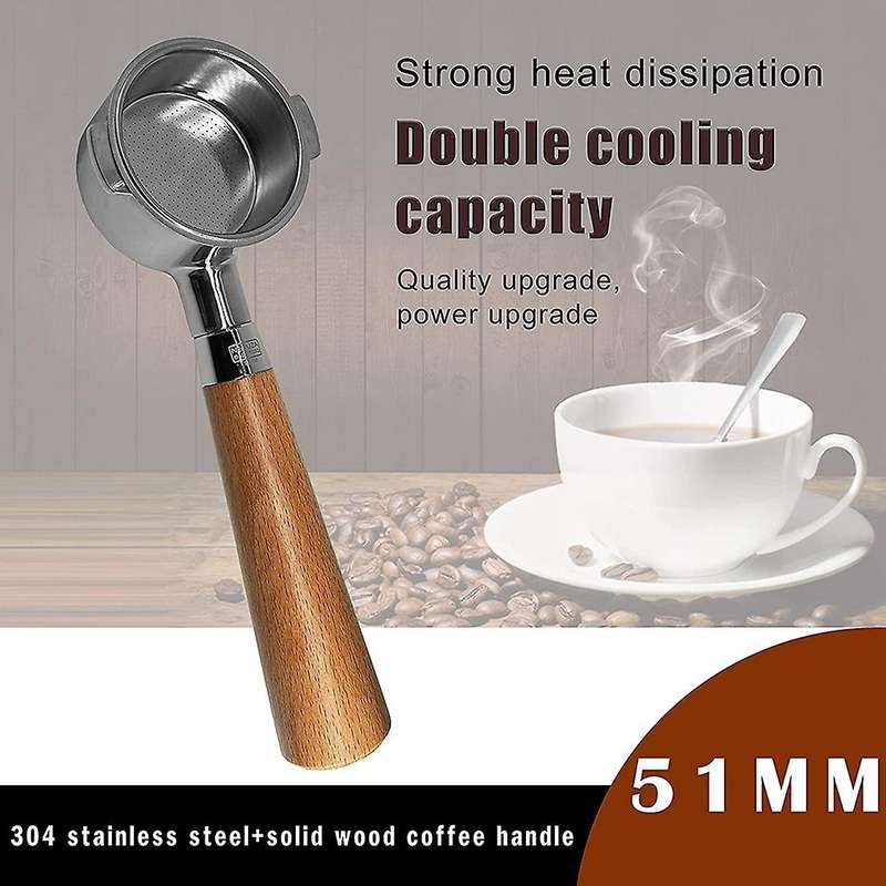 51mm Portafilter Compatible with Delonghi Icona Ecp Ecov311 Espresso