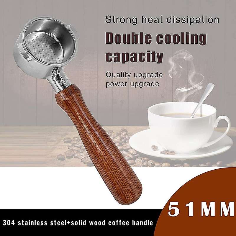 51mm Portafilter Compatible with Delonghi Icona Ecp Ecov311 Espresso