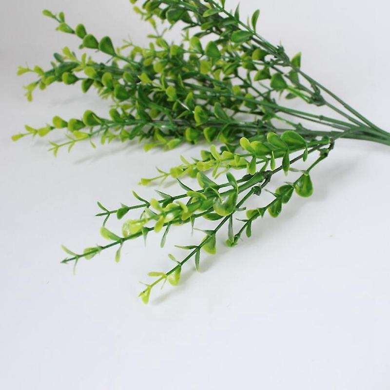 20 Pack Artificial Greenery Outdoor Eucalyptus Plants Boxwood Shrubs