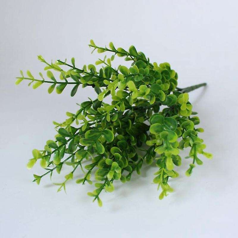 20 Pack Artificial Greenery Outdoor Eucalyptus Plants Boxwood Shrubs