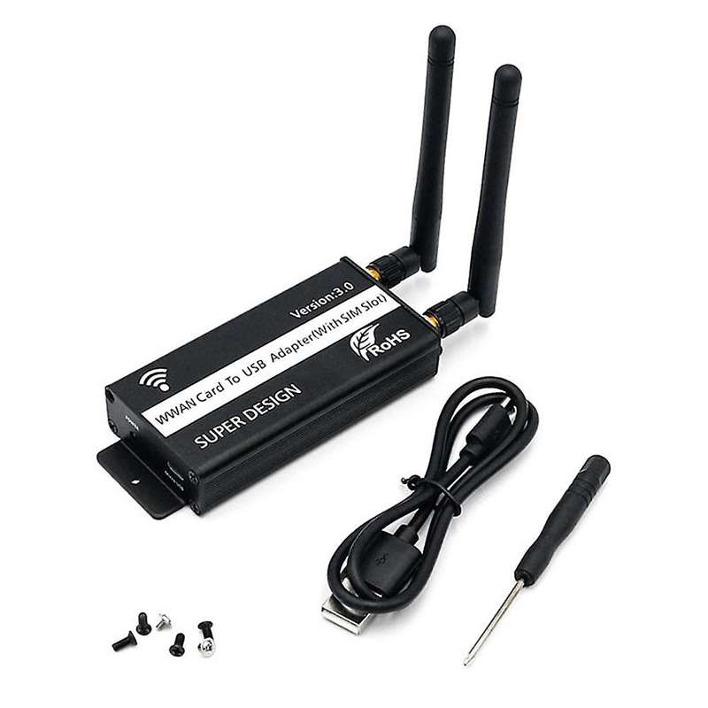 Wireless Ngff M.2 Key B to Usb Adapter with Sim Card Slot for Wwan