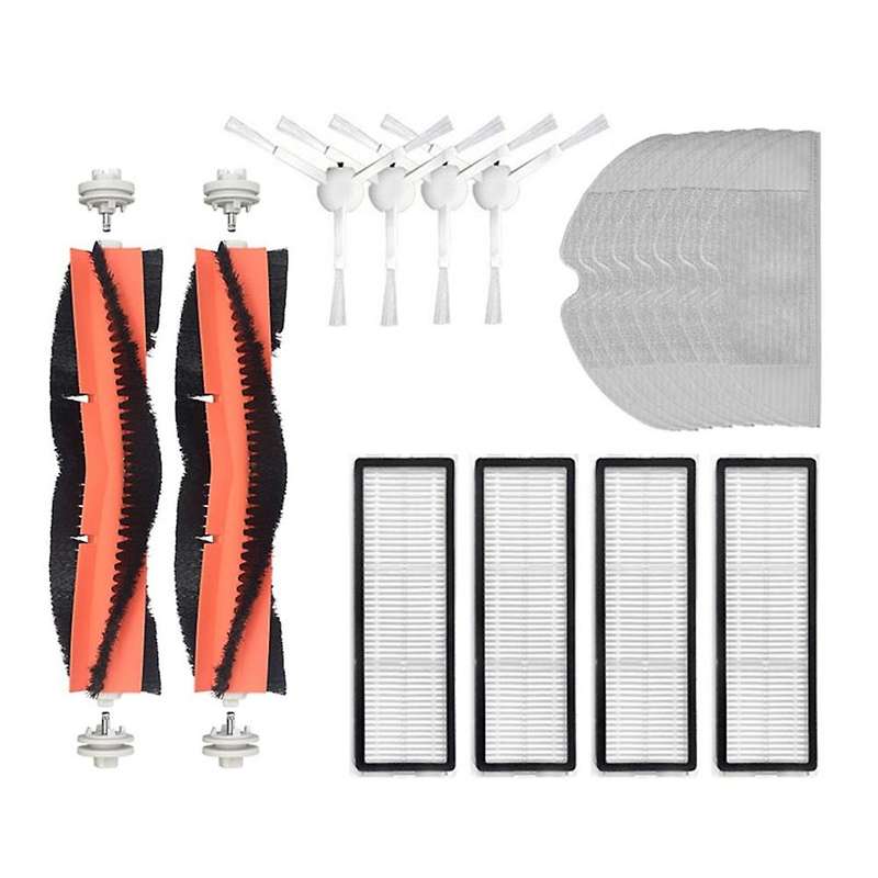 18pcs for Dreame Bot L10 Pro Robotic Vacuum Cleaner Brush Filters Rag