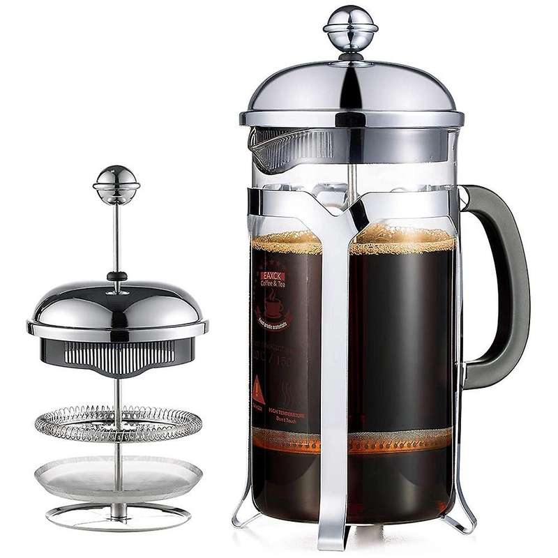 French Press Coffee Maker(34 Oz),heat Resistant Borosilicate Glass