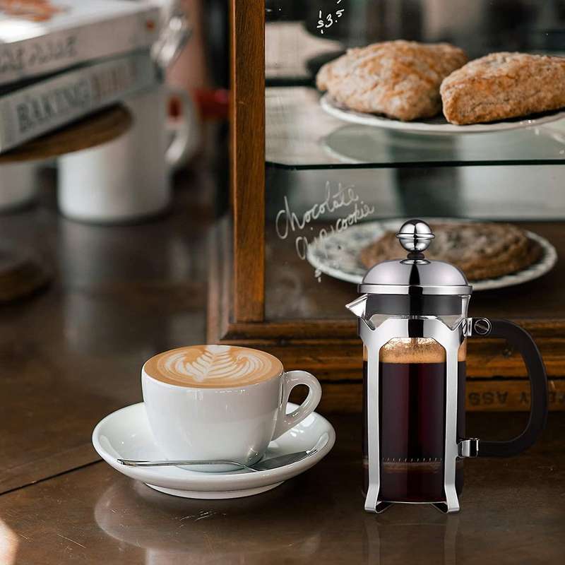 French Press Coffee Maker(34 Oz),heat Resistant Borosilicate Glass