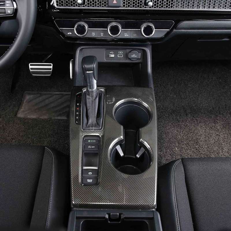 For Honda Civic Stainless Steel Central Control Gear Box Cover Trim