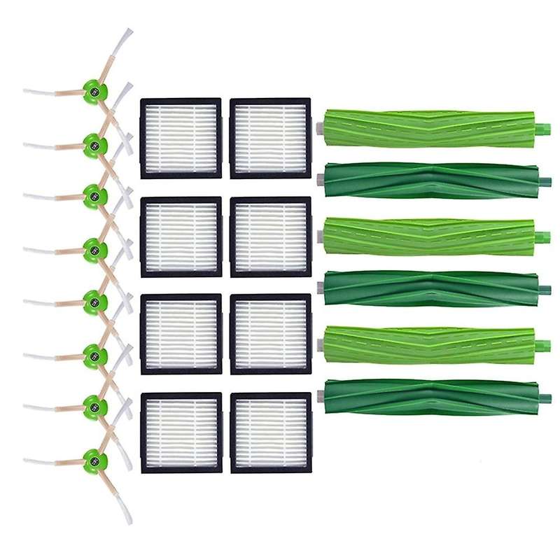 Hepa Filter Side Brush for Irobot Roomba I7 E5 E6 I Series Robot