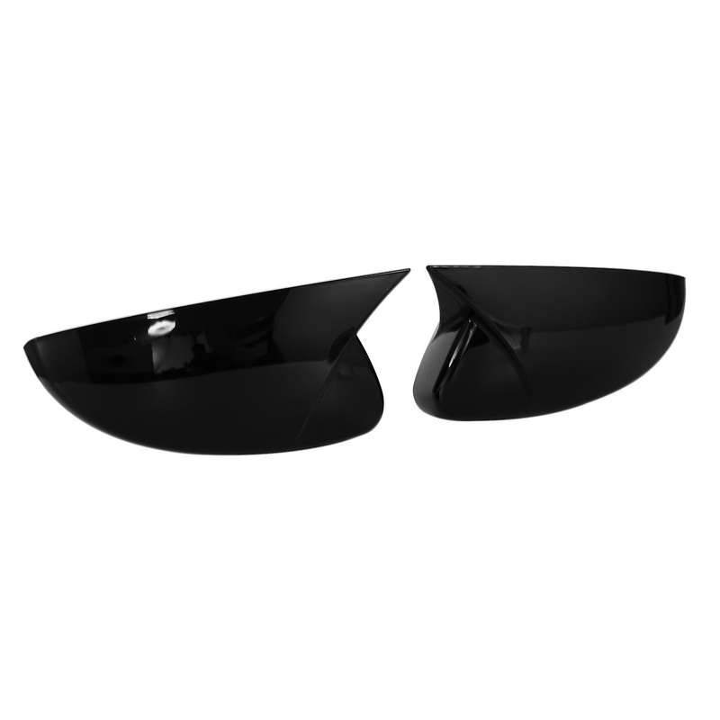 Car Glossy Black Side Glass Mirror Cover for Skoda Octavia 2018-2020