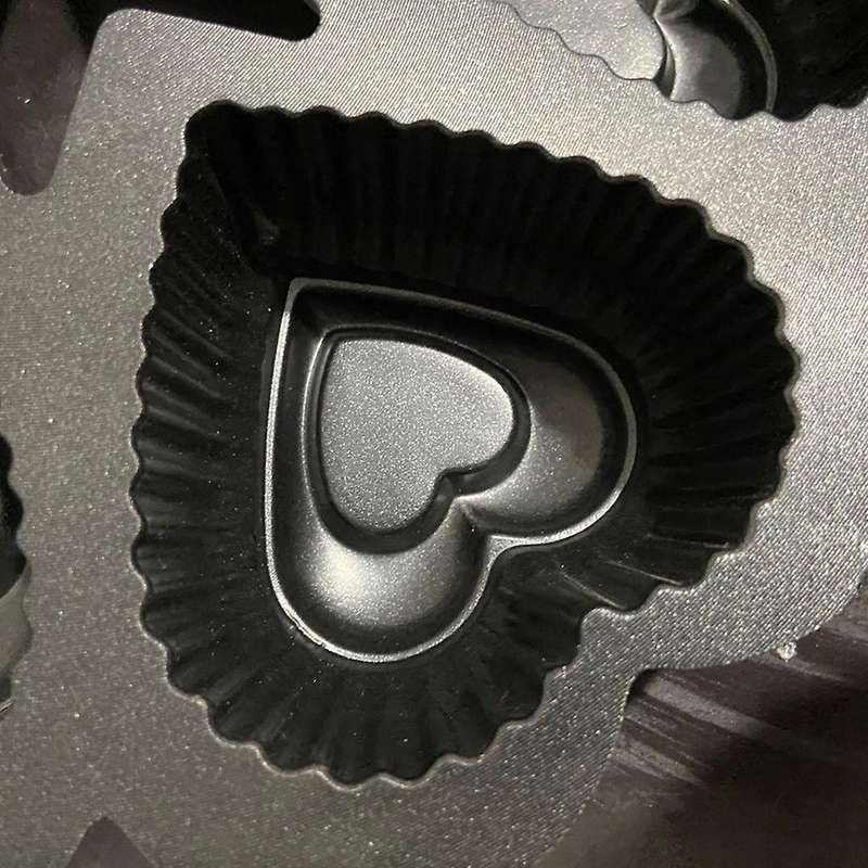 Aluminum Cake Mold Diy Three-dimensional Hollow Peach Heart Embossed