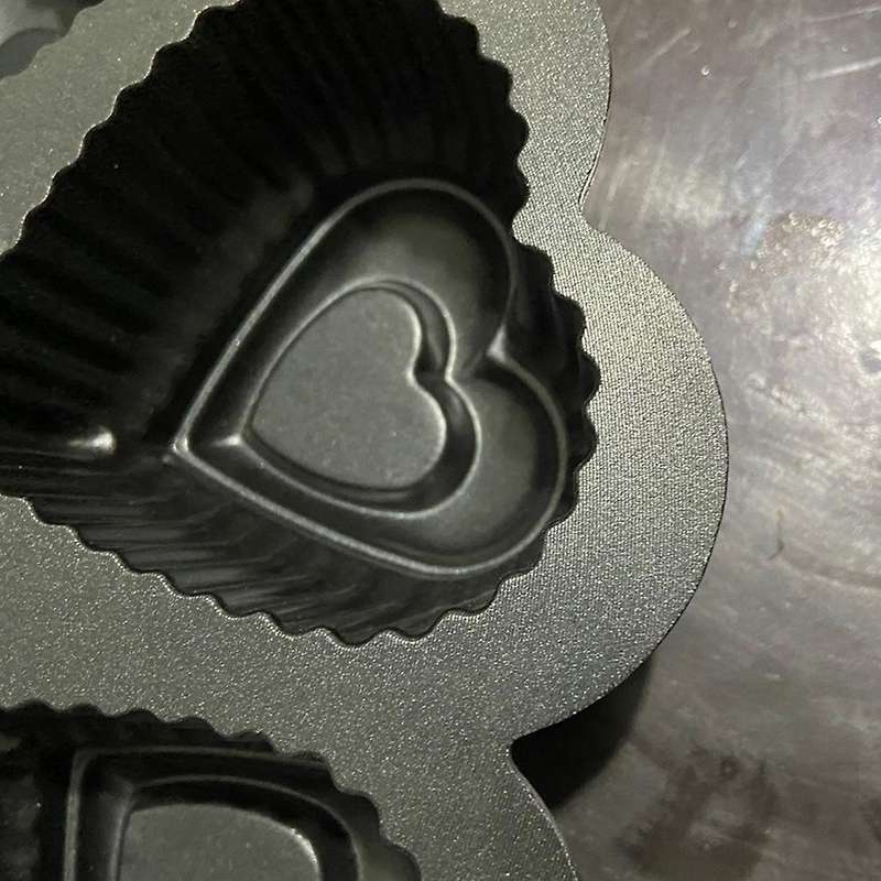 Aluminum Cake Mold Diy Three-dimensional Hollow Peach Heart Embossed