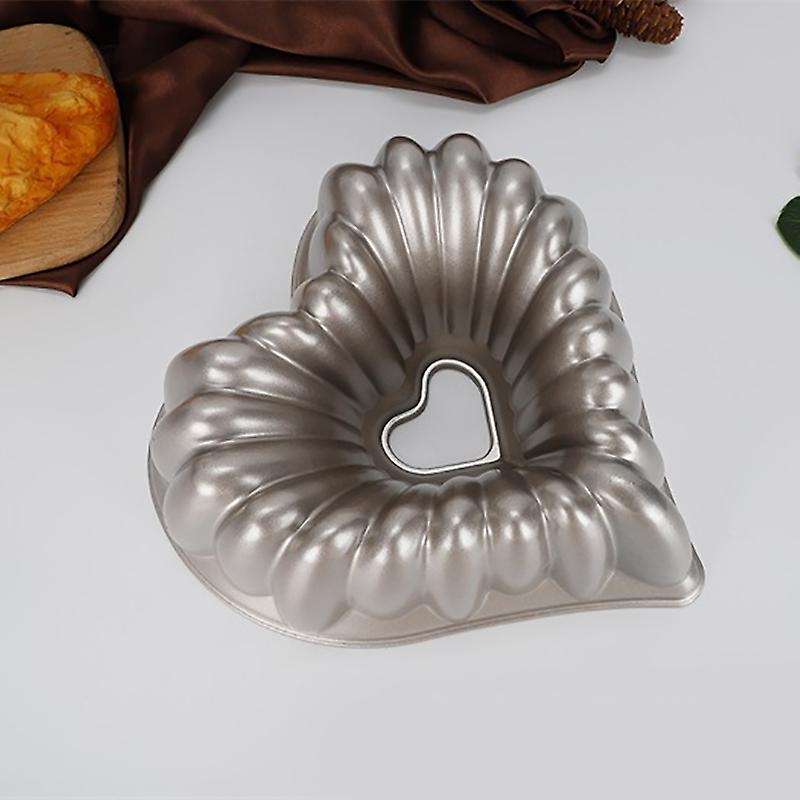 Charlotte Heart Cake Pan,aluminum Cake Mold Kitchen Cake Baking Tool